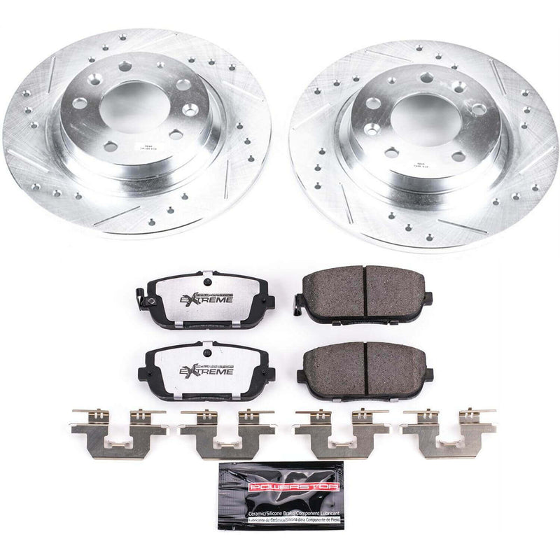 Power Stop K2451-26 Z26 Street Warrior 1-Click Rear Brake Kit for 2006-2015 Mazda Miata / MX-5 product image