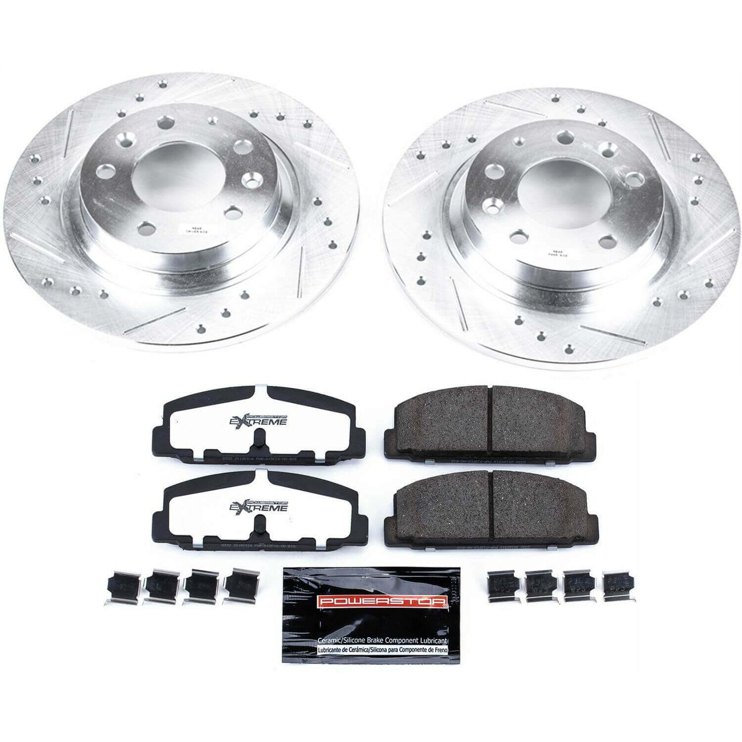 Power Stop K2452-26 Z26 Street Warrior 1-Click Rear Brake Kit for 2003-2005 Mazda 6 product image