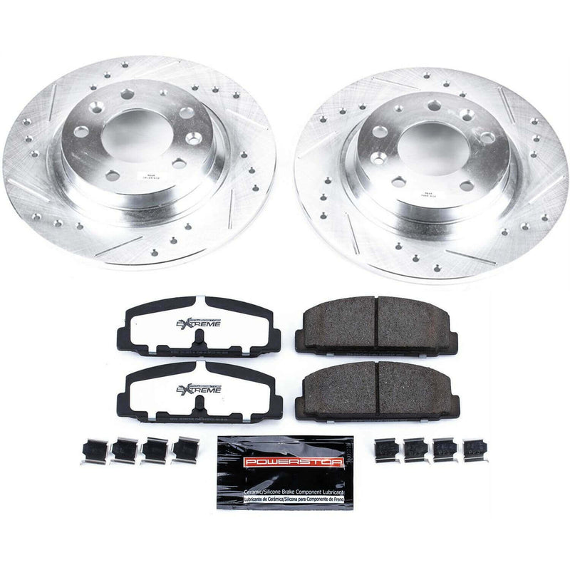 Power Stop K2452-26 Z26 Street Warrior 1-Click Rear Brake Kit for 2003-2005 Mazda 6 product image