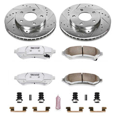 Power Stop K2553-26 Z26 Extreme Street Warrior 1-Click Brake Kit (Front) for 1997-2005 Buick Century product image