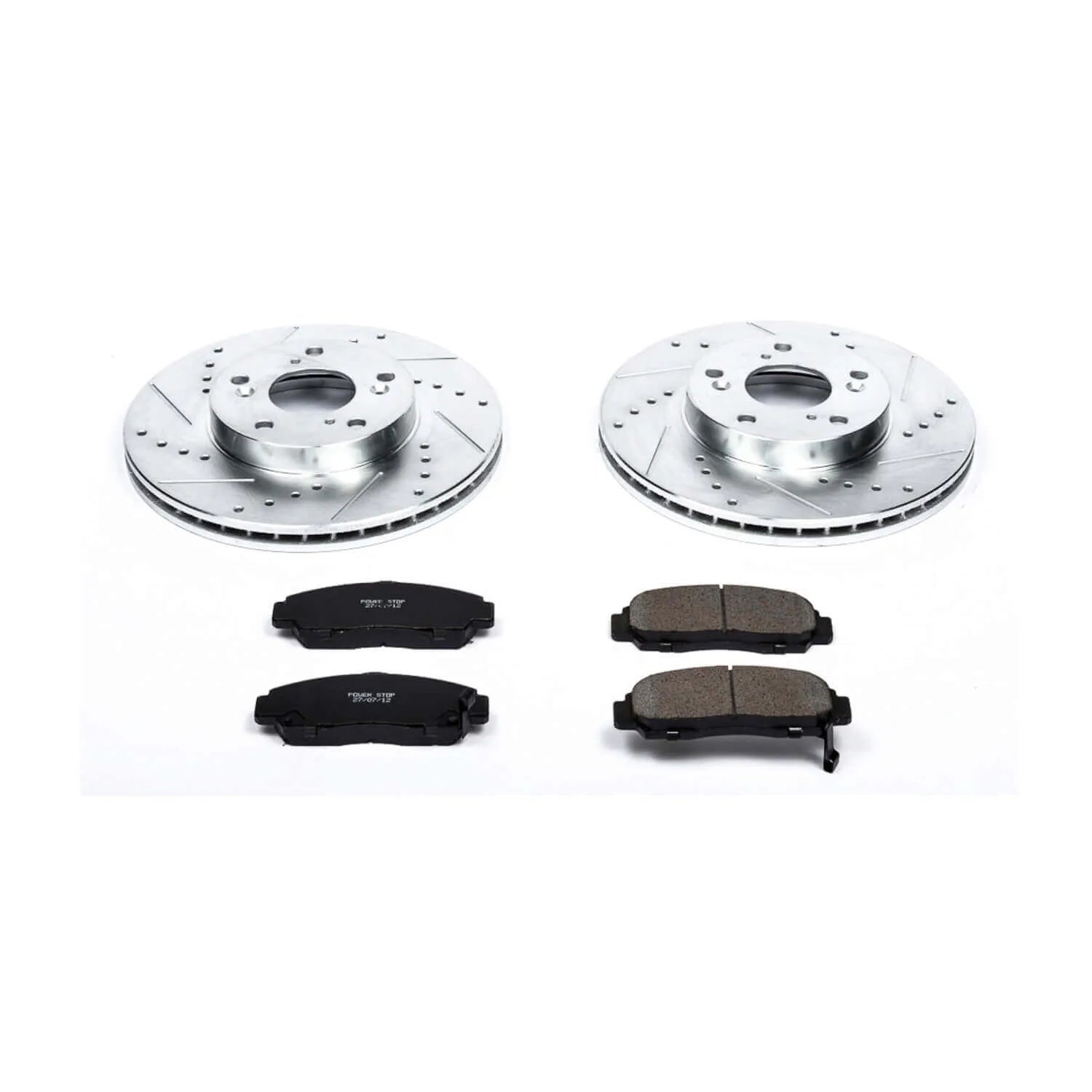 Power Stop K2558 - Z23 Evolution Sport Performance 1-Click Brake Kit With Hardware (Front)