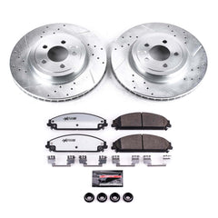 Power Stop K2560-26 Z26 Extreme Street Warrior 1-Click Brake Kit (Front) for 2005-2023 Chrysler 300 product image