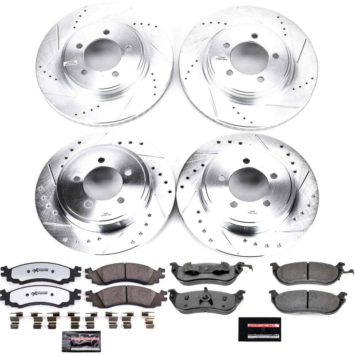 Power Stop K2721-36 Z36 Severe-Duty Truck And Tow 1-Click Front And Rear Brake Kit for 2006 Mercury Mountaineer product image