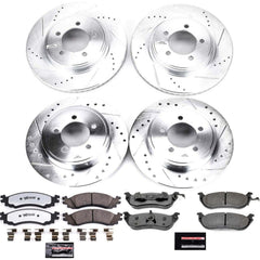 Power Stop K2721-36 Z36 Severe-Duty Truck And Tow 1-Click Front And Rear Brake Kit for 2006 Mercury Mountaineer product image