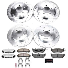 Power Stop K2722-36 Z36 Severe-Duty Truck And Tow 1-Click Front And Rear Brake Kit for 2002-2005 Ford Explorer product image