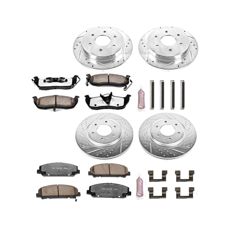 Power Stop K2805-36 Z36 Severe-Duty Truck And Tow 1-Click Brake Kit (Front And Rear) for 2007-2011 INFINITI QX56 product image