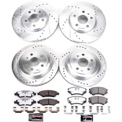 Power Stop K2816-26 Z26 Street Warrior 1-Click Front And Rear Brake Kit for 2010-2015 Chevrolet Camaro product image