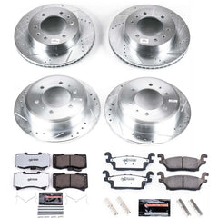 Power Stop K2820-36 Z36 Severe-Duty Truck And Tow 1-Click Front And Rear Brake Kit for 2006-2010 Hummer H3 product image