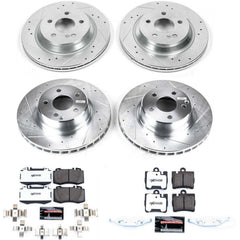 Power Stop K2851-26 Z26 Street Warrior 1-Click Front And Rear Brake Kit for 2002-2003 Mercedes-Benz S500 product image