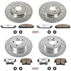 Power Stop K2853-26 Z26 Extreme Street Warrior 1-Click Brake Kit (Front And Rear) for 2005-2023 Chrysler 300 product image