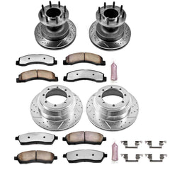 Power Stop K2868-36 Z36 Severe-Duty Truck And Tow 1-Click Brake Kit (Front And Rear) for 1999-2002 Ford F-350 Super Duty product image