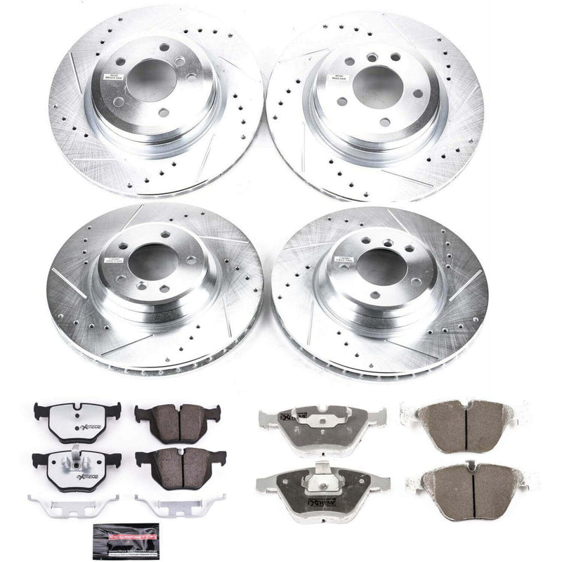 Power Stop K2883-26 - Z26 Street Warrior 1-Click Front And Rear Brake Kit vehicle fitment brake part