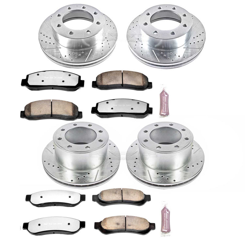 Power Stop K2895-36 Z36 Severe-Duty Truck And Tow 1-Click Brake Kit (Front And Rear) for 2007 Ford F-250 Super Duty - 4 Wheel Drive product image