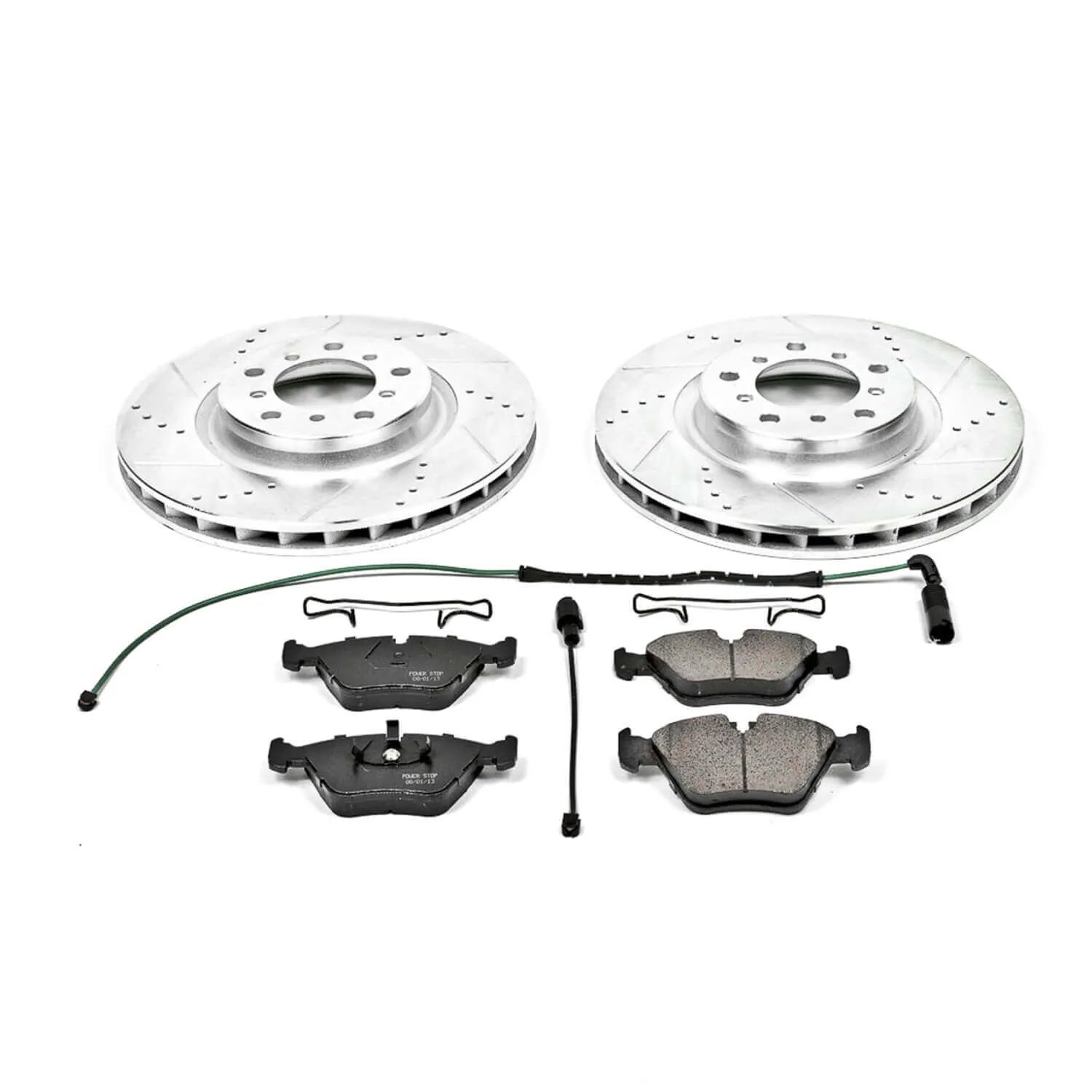 Power Stop K2903 - Z23 Evolution Sport Performance 1-Click Brake Kit With Hardware (Front)