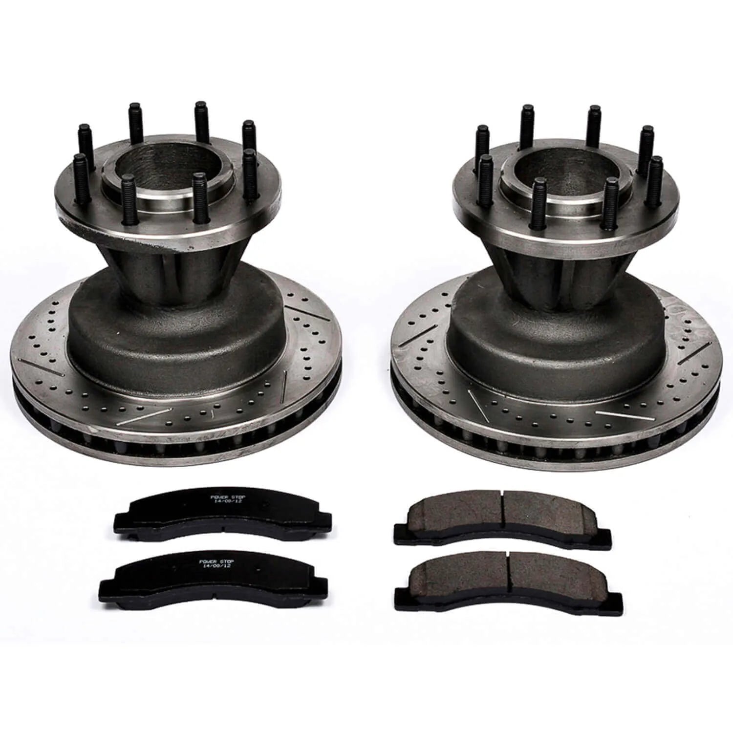 Power Stop K2907 - Z23 Evolution Sport Performance 1-Click Brake Kit With Hardware (Front)