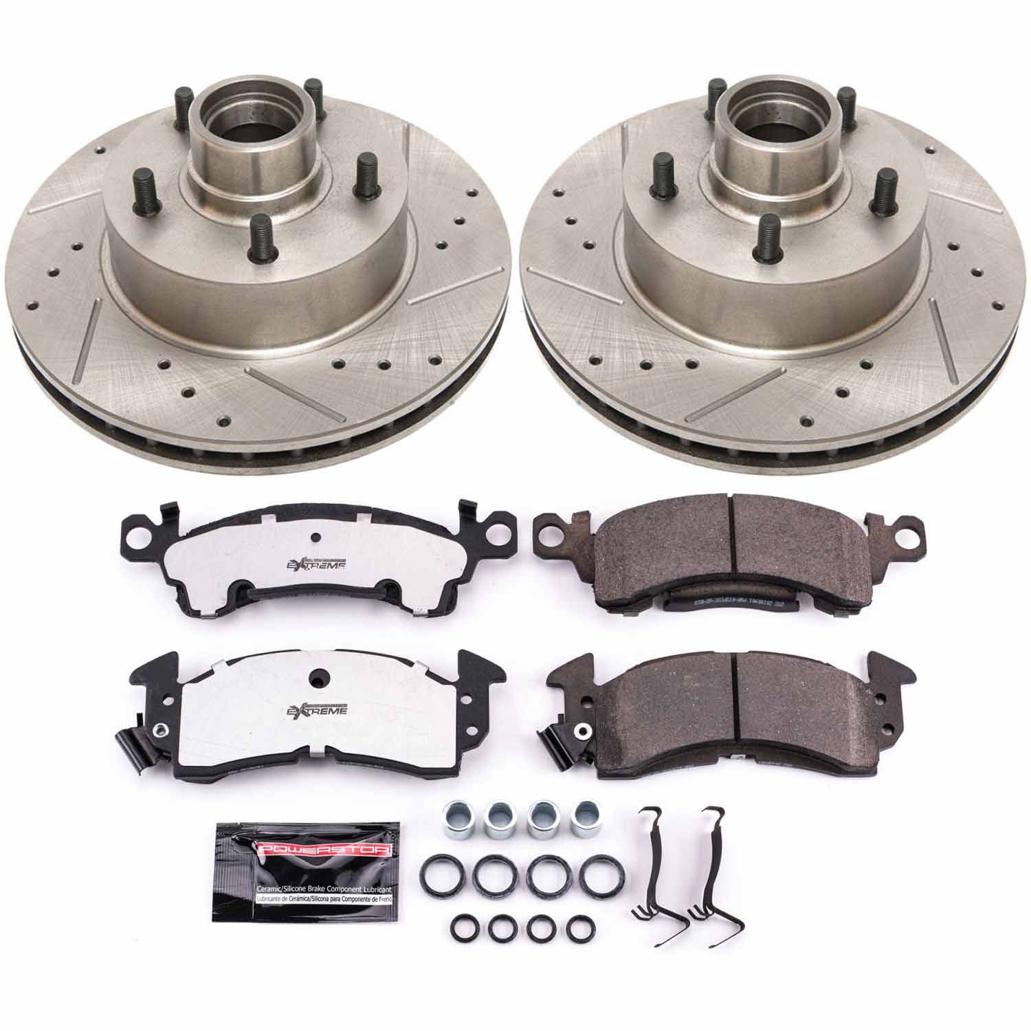 Power Stop K2908-26 Z26 Street Warrior 1-Click Front Pad And Rotor Kit for 1985 Buick Electra Rear Wheel Drive product image