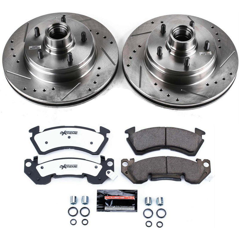 Power Stop K2937-26 Z26 Street Warrior 1-Click Front Brake Kit for 1991-1996 Chevrolet Caprice product image