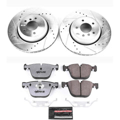 Power Stop K2940-26 Z26 Street Warrior 1-Click Rear Brake Kit for 2004-2010 BMW 535I product image