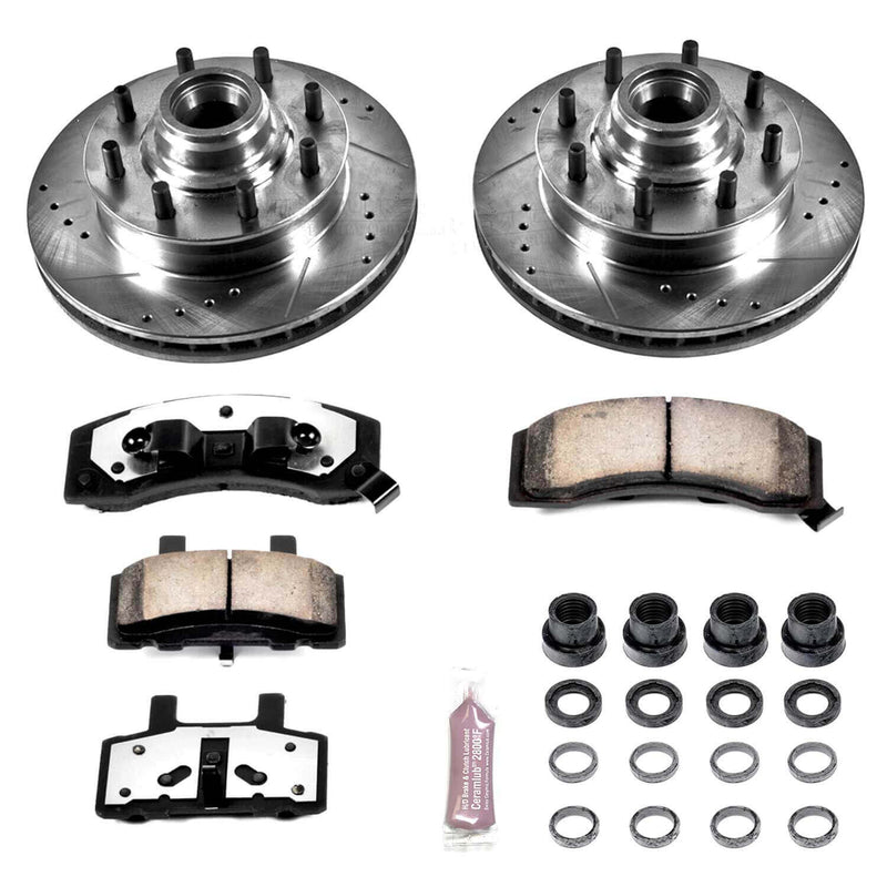 Power Stop K2947-36 Z36 Severe-Duty Truck And Tow 1-Click Brake Kit (Front) for 1992-2002 Chevrolet C1500 Suburban product image