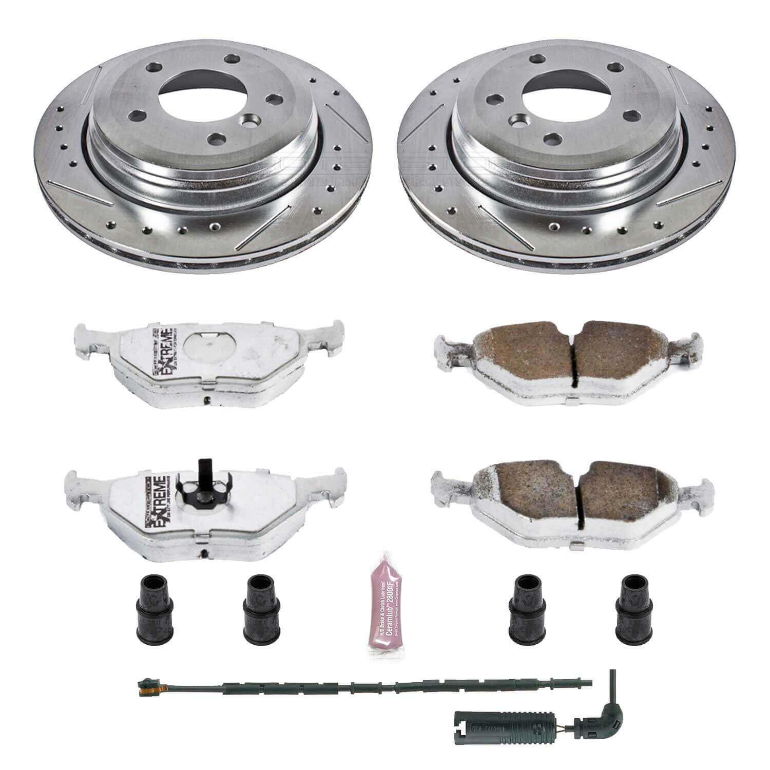 Power Stop K2970-26 Z26 Extreme Street Warrior 1-Click Brake Kit (Rear) for 2001-2005 BMW 325XI product image