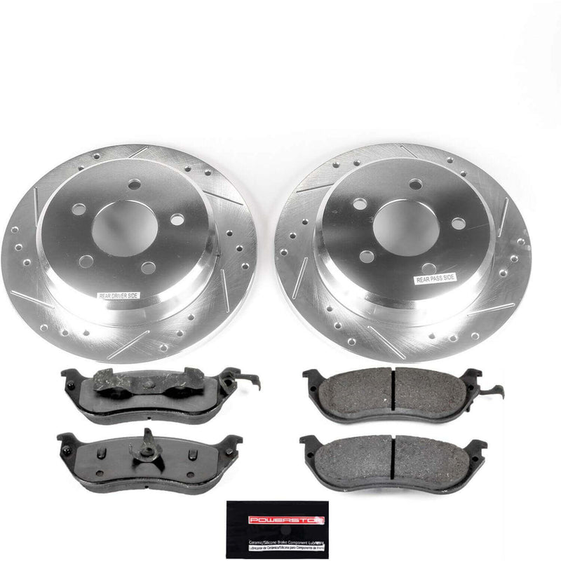Power Stop K2984-36 Z36 Severe-Duty Truck And Tow 1-Click Rear Brake Kit for 1996-2002 Ford Crown Victoria product image