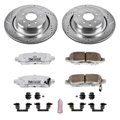 Power Stop K2986-26 Z26 Extreme Street Warrior 1-Click Brake Kit - 330 mm Rotors (Rear) for 2007-2013 INFINITI G35 Sport Sedan (4 product image