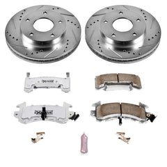 Power Stop K3003-26 Z26 Extreme Street Warrior 1-Click Brake Kit (Front) for 1979-1997 Buick Riviera product image