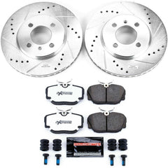 Power Stop K3008-26 Z26 Street Warrior 1-Click Front Brake Kit for 1984-1992 BMW 318I product image