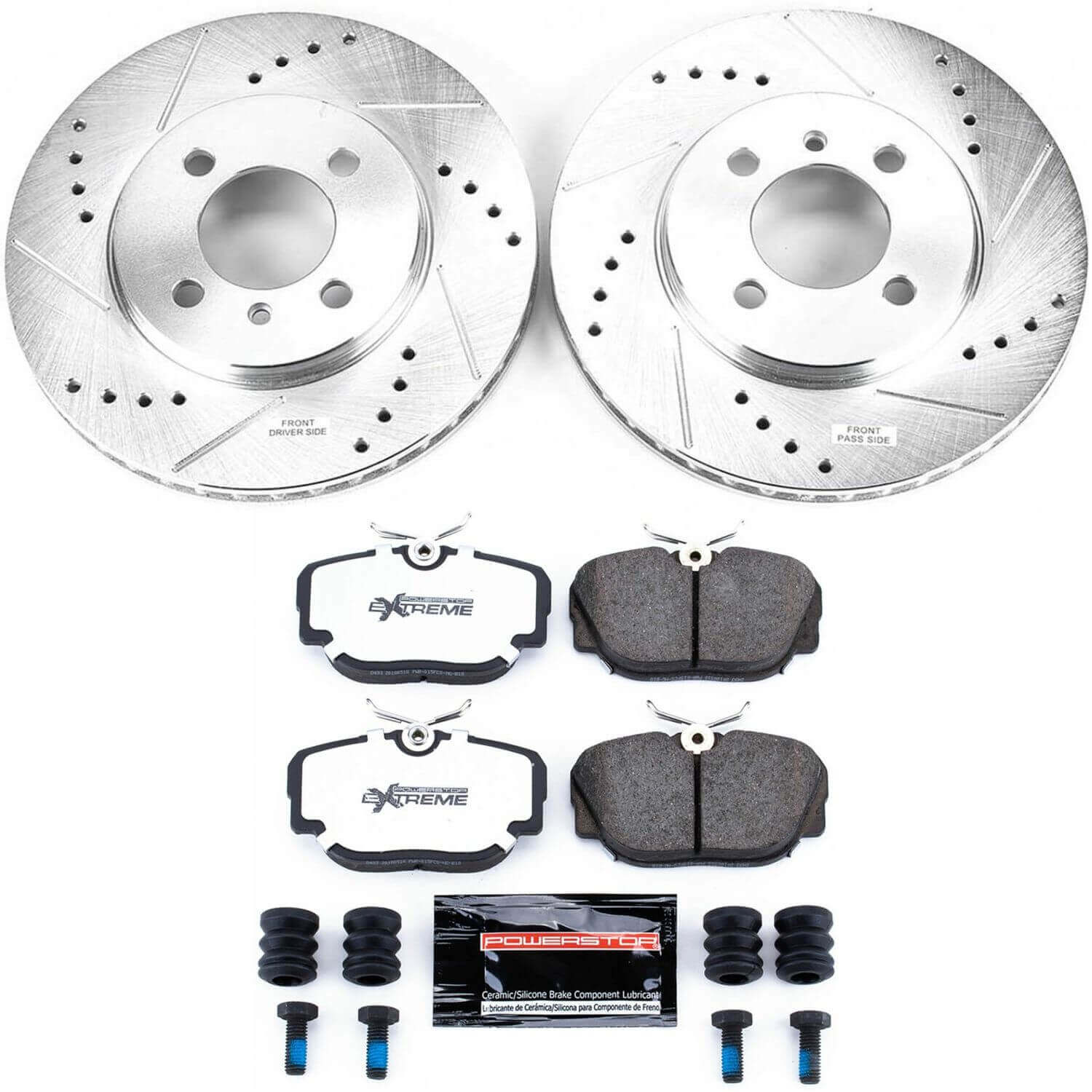 Power Stop K3008-36 Z36 Severe-Duty Truck And Tow 1-Click Front Brake Kit for 1984-1992 BMW 318I product image