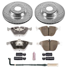 Power Stop K3015-26 Z26 Extreme Street Warrior 1-Click Brake Kit (Front) for 2007-2010 BMW 335I Xdrive product image
