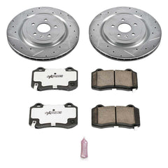 Power Stop K3019-26 Z26 Extreme Street Warrior 1-Click Brake Kit (Rear) for 2009-2023 Cadillac Cts V product image