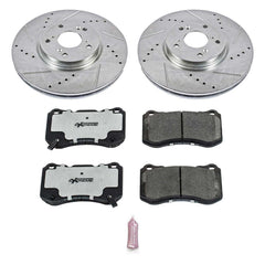 Power Stop K3029-26 Z26 Extreme Street Warrior 1-Click Brake Kit (Front) for 2004-2008 Acura Tl product image