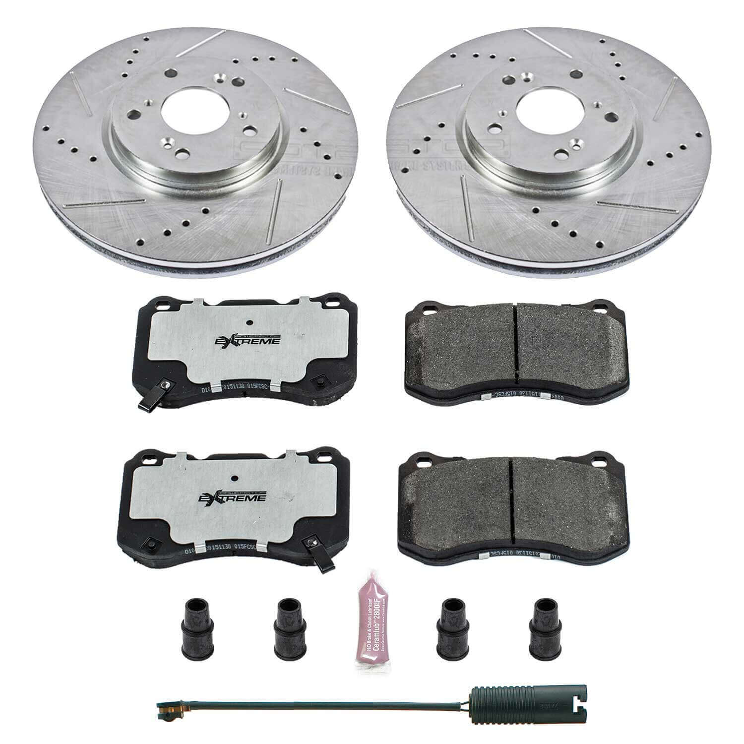 Power Stop K3030-26 Z26 Extreme Street Warrior 1-Click Brake Kit (Rear) for 1998-2002 BMW Z3 product image