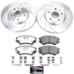 Power Stop K3031-26 Z26 Street Warrior 1-Click Front Brake Kit for 2010-2015 Chevrolet Camaro product image