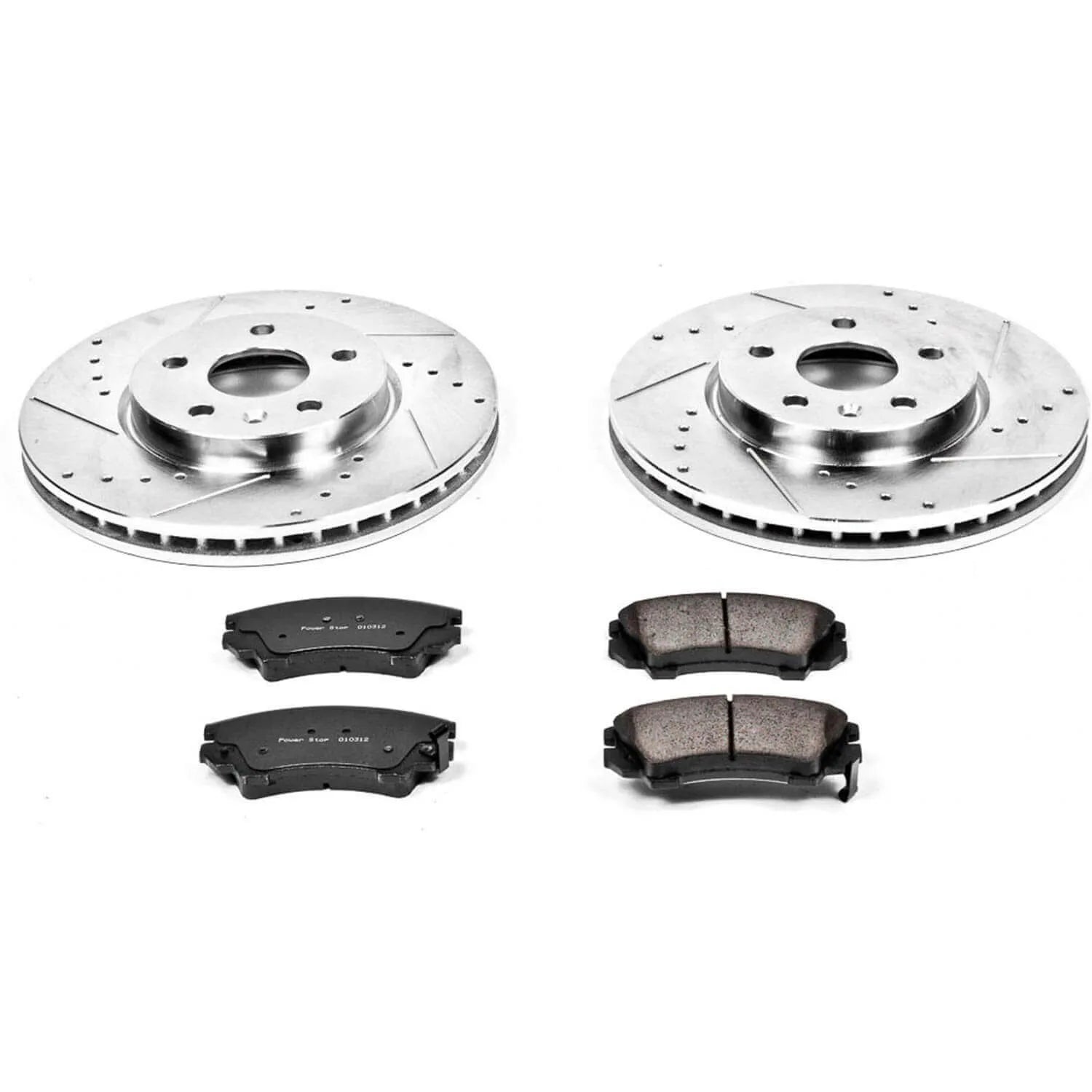 Power Stop K3031 - Z23 Evolution Sport Performance 1-Click Brake Kit With Hardware (Front)
