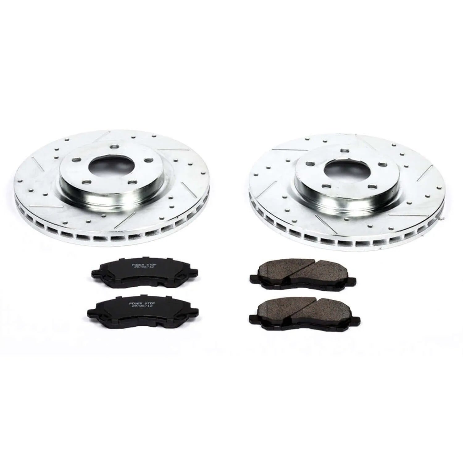 Power Stop K3032 - Z23 Evolution Sport Performance 1-Click Brake Kit With Hardware (Front)