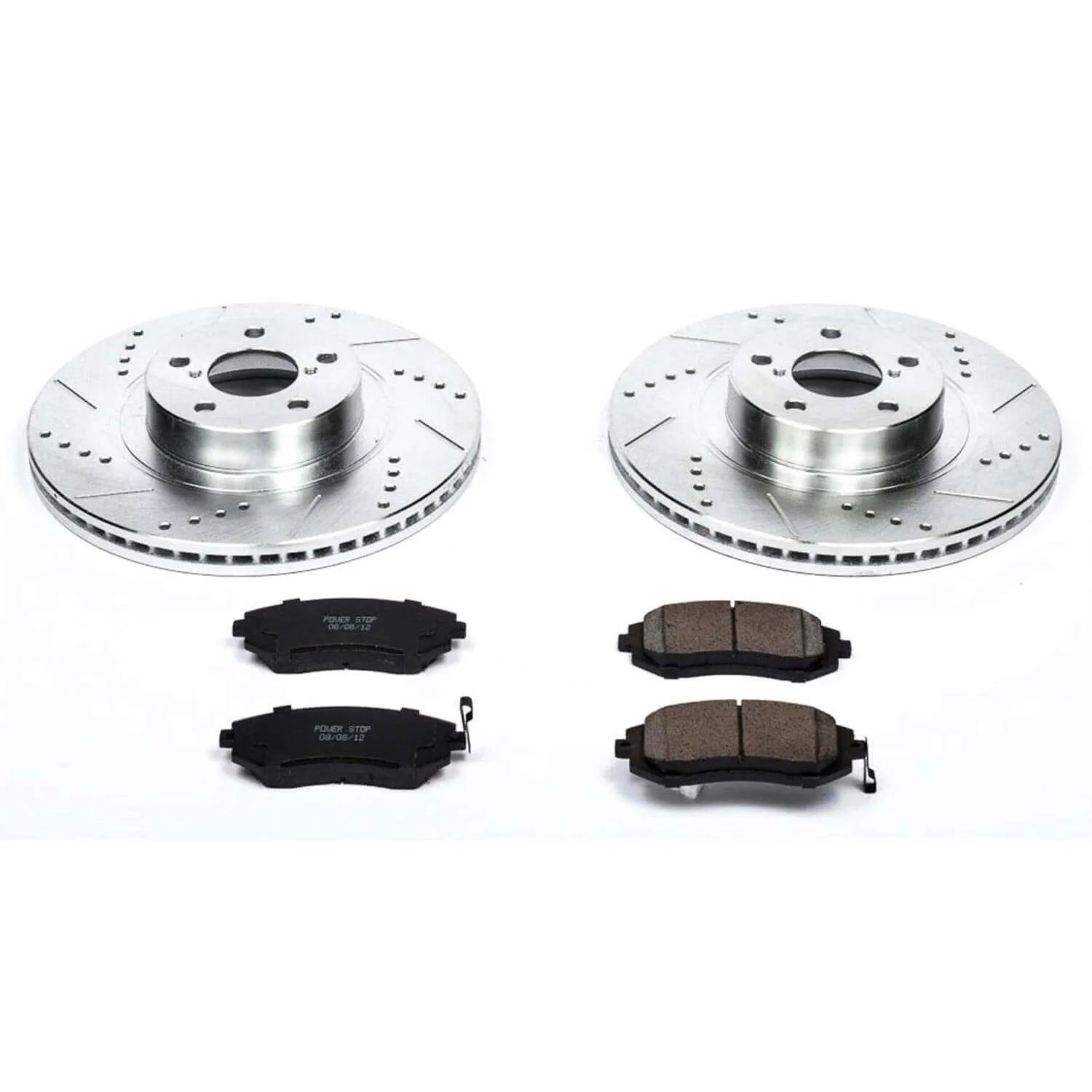 Power Stop K3038 - Z23 Evolution Sport Performance 1-Click Brake Kit With Hardware (Front)
