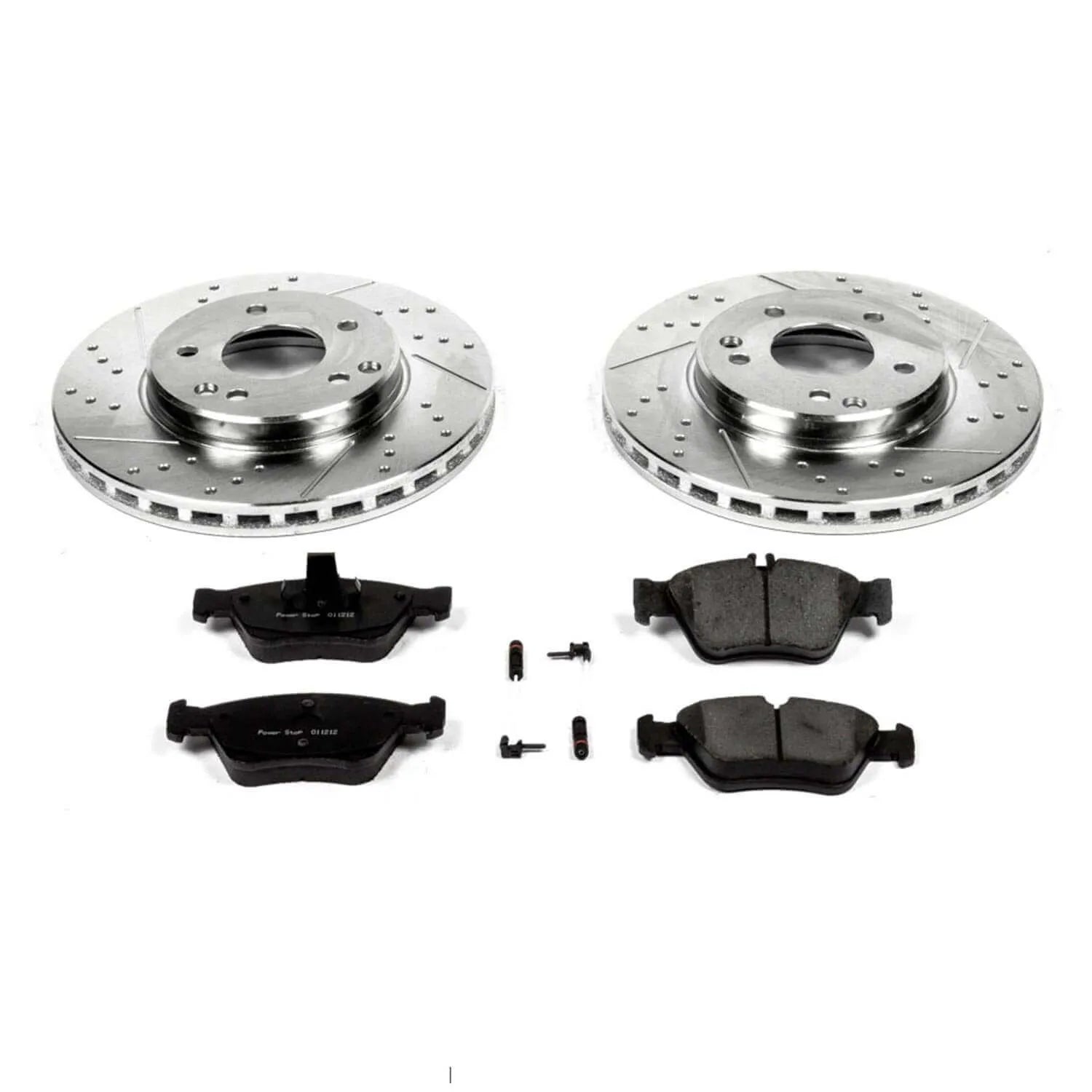 Power Stop K3047 - Z23 Evolution Sport Performance 1-Click Brake Kit With Hardware (Front)
