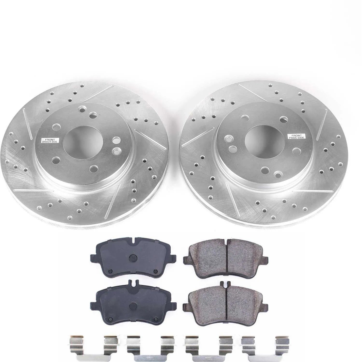 Power Stop K3048 - Z23 Evolution Sport Performance 1-Click Brake Kit (Front)