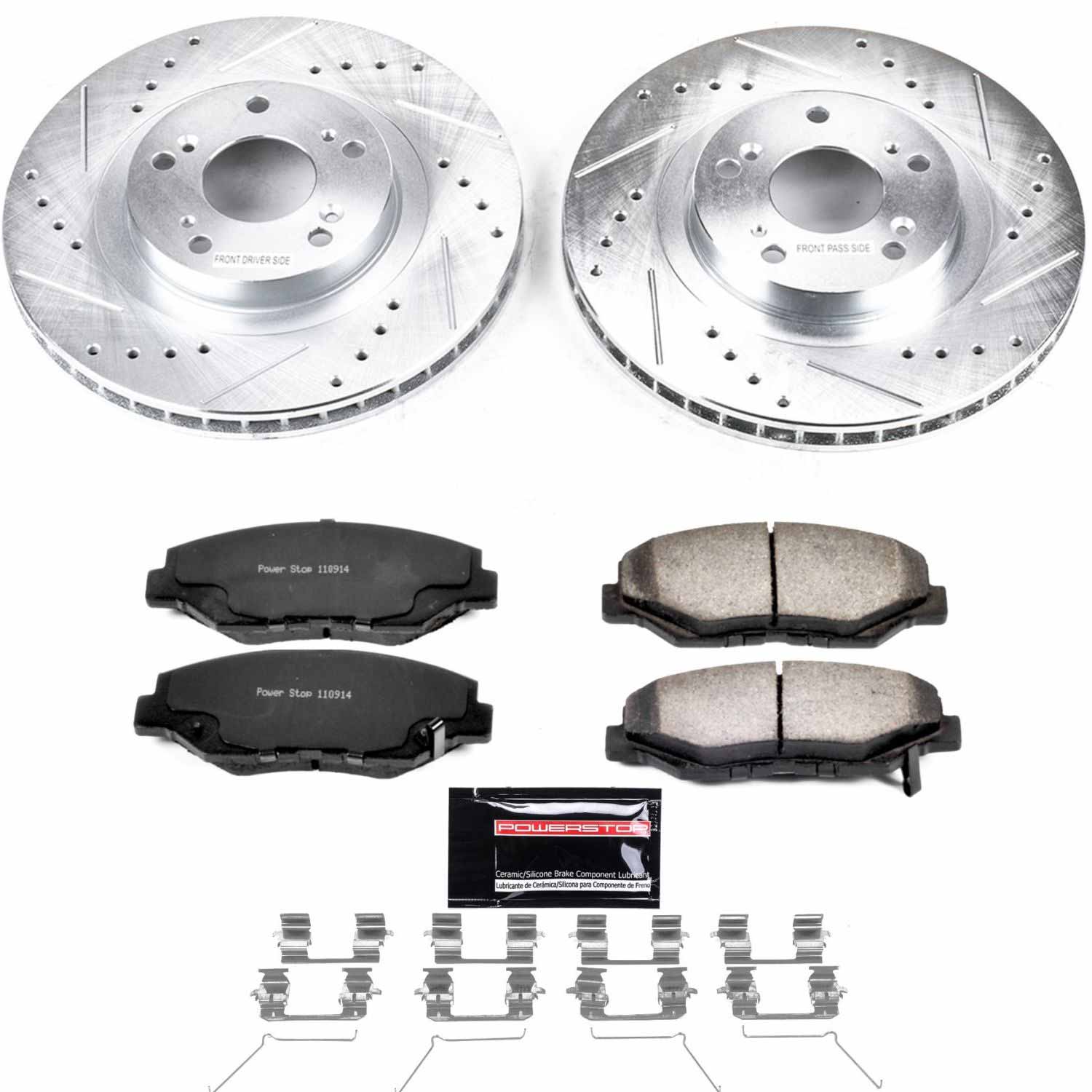 Power Stop K3055-36 Z36 Severe-Duty Truck And Tow 1-Click Brake Kit (Front) for 2005-2015 Acura Ilx product image