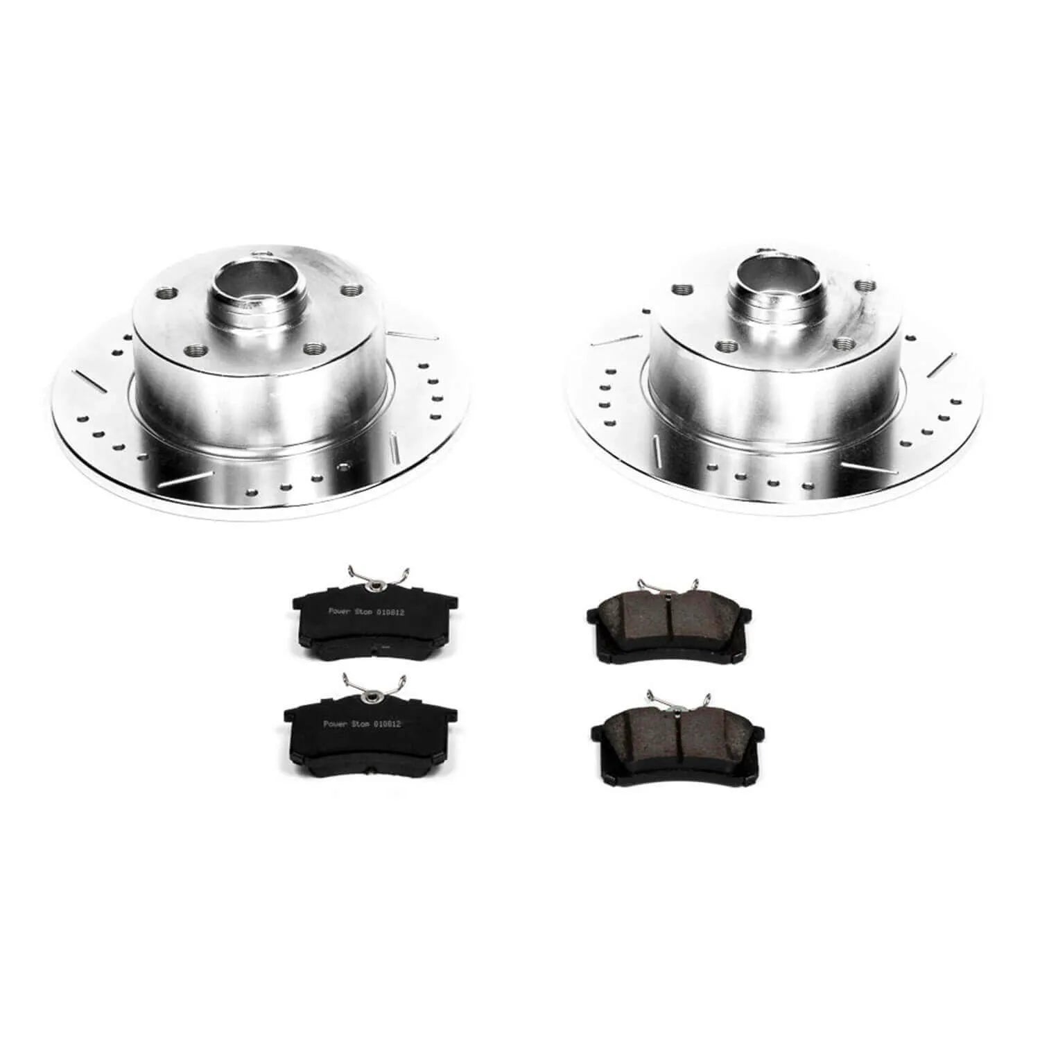 Power Stop K3064 - Z23 Evolution Sport Performance 1-Click Brake Kit With Hardware (Rear)