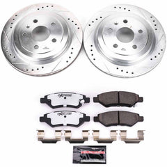 Power Stop K3072-26 Z26 Street Warrior 1-Click Rear Brake Kit for 2008-2015 Cadillac Cts product image