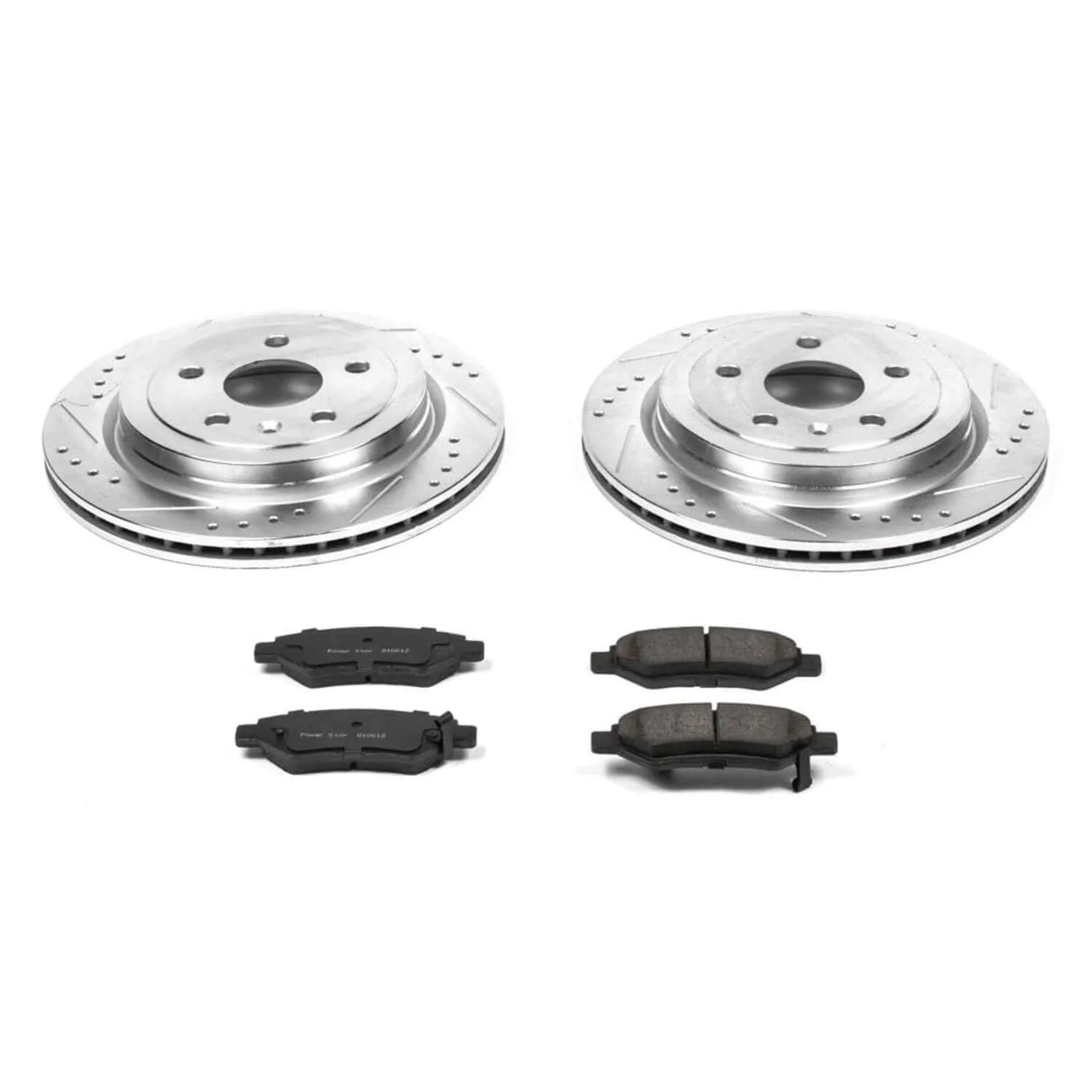Power Stop K3072 - Z23 Evolution Sport Performance 1-Click Brake Kit With Hardware (Rear)