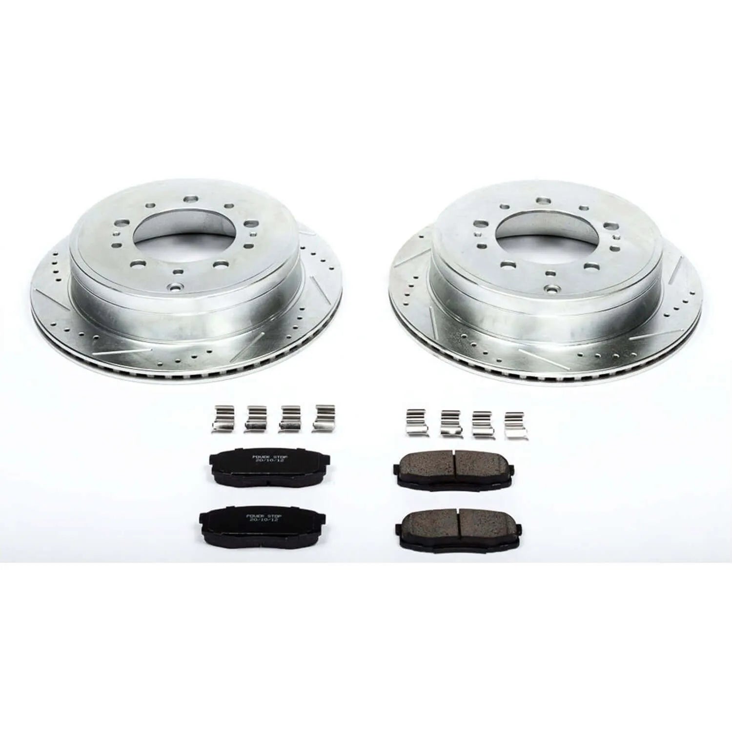 Power Stop K3073 - Z23 Evolution Sport Performance 1-Click Brake Kit With Hardware (Rear)