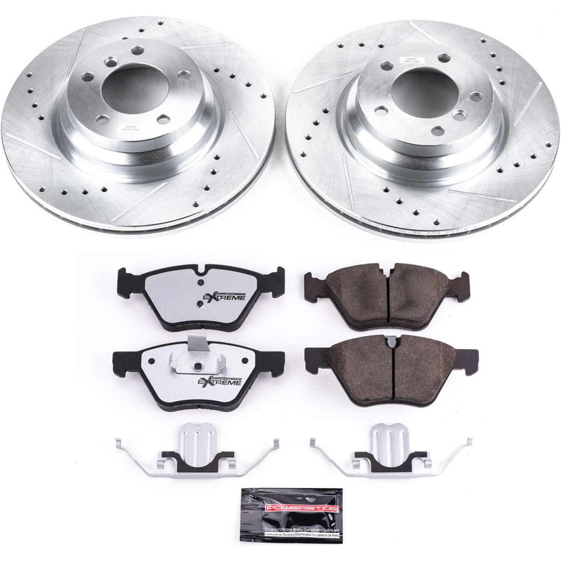 Power Stop K3077-26 - Z26 Street Warrior 1-Click Front Brake Kit vehicle fitment brake part
