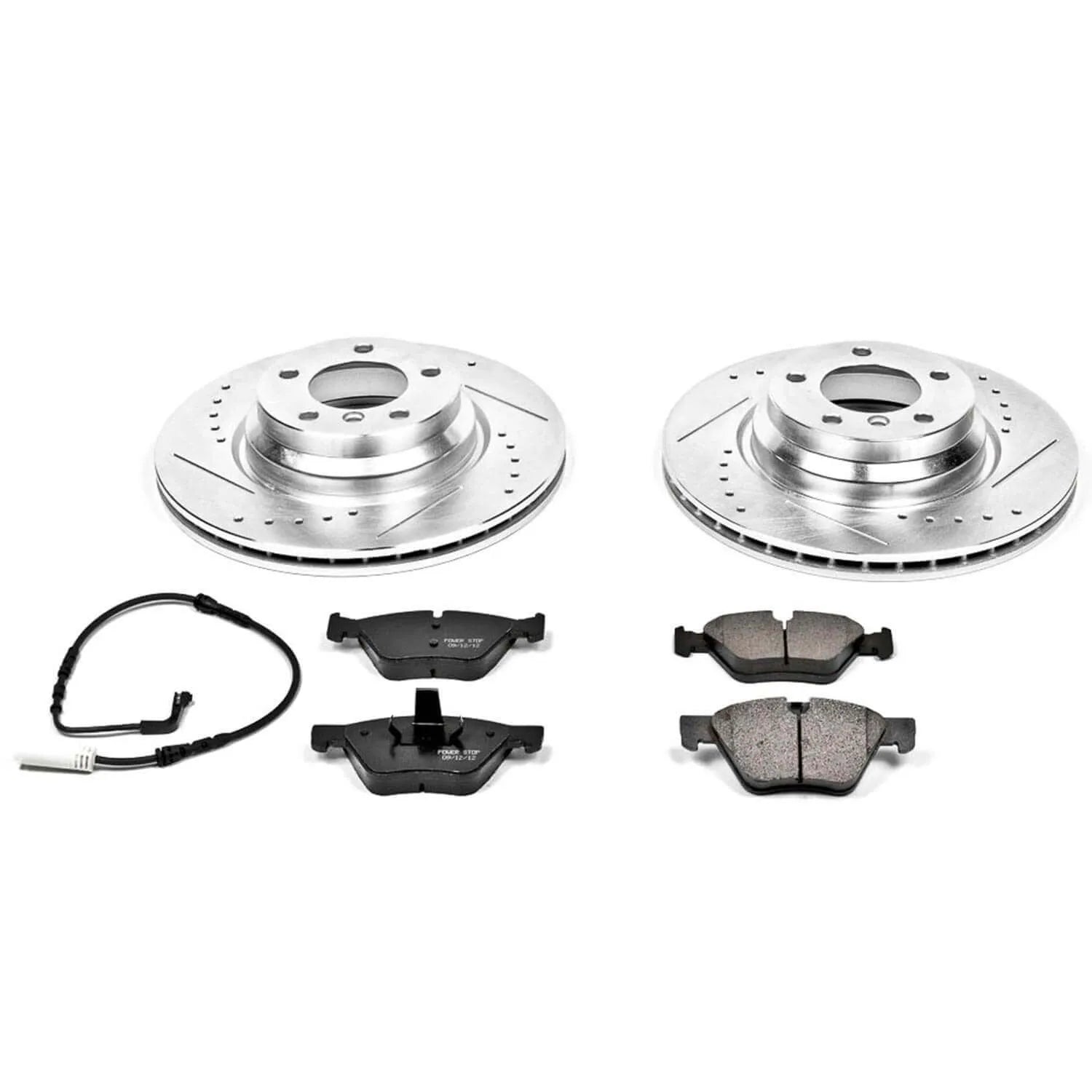 Power Stop K3077 - Z23 Evolution Sport Performance 1-Click Brake Kit With Hardware