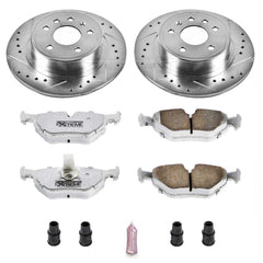 Power Stop K3080-26 Z26 Extreme Street Warrior 1-Click Brake Kit (Rear) for 1999 Saab 9-5. product image