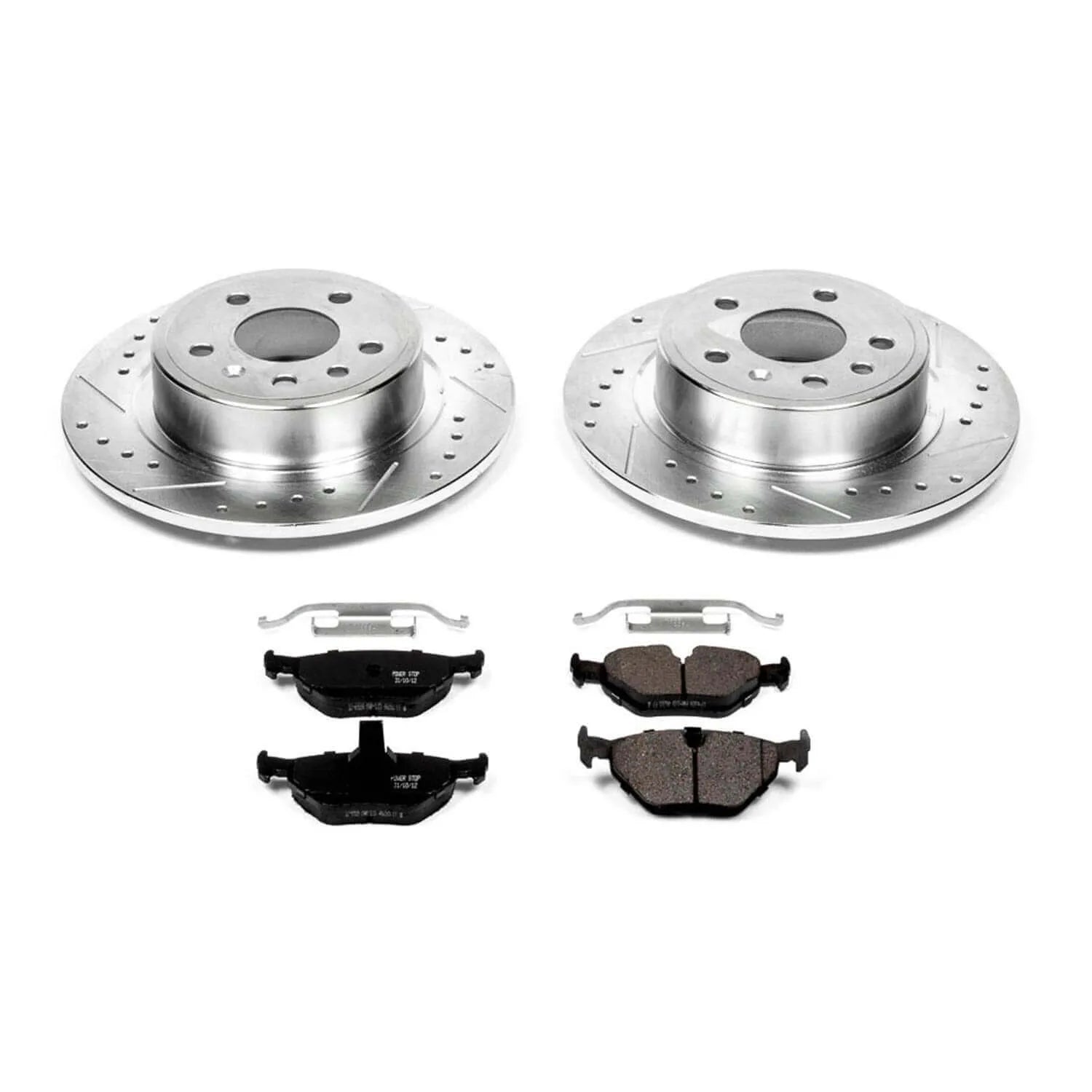Power Stop K3080 - Z23 Evolution Sport Performance 1-Click Brake Kit With Hardware (Rear)