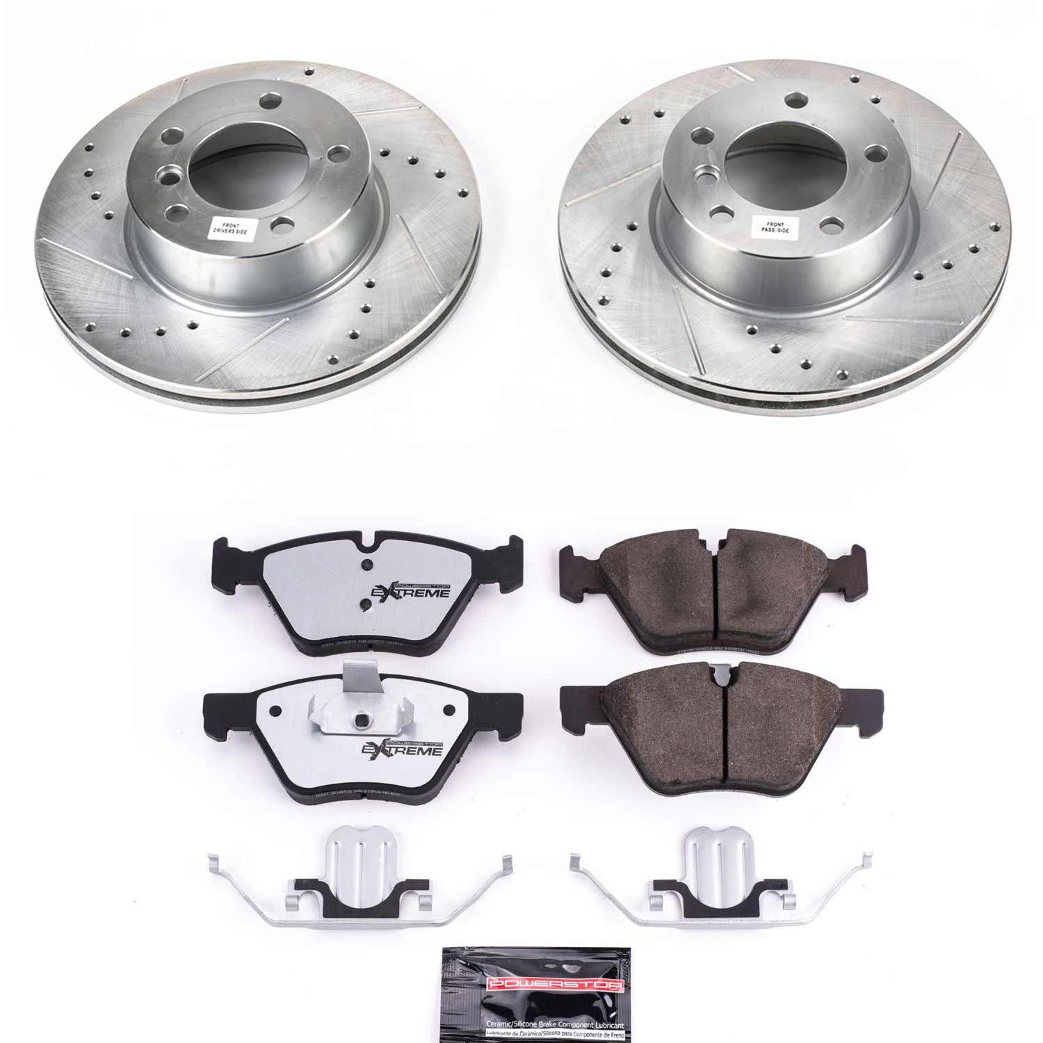 Power Stop K3087-26 - Z26 Street Warrior 1-Click Front Brake Kit vehicle fitment brake part