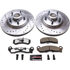 Power Stop K3089-26 Z26 Street Warrior 1-Click Front Pad And Rotor Kit for 1984-1986 Ford Mustang Svo product image